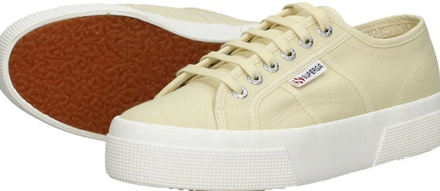 Superga 2740 Cotu Platform Beige Discount