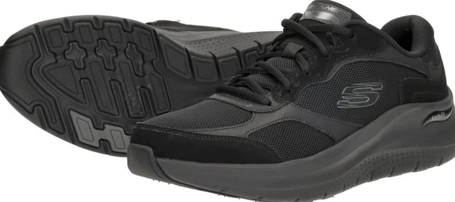 Skechers Arch Fit 2.0 - The Keep Zwart New