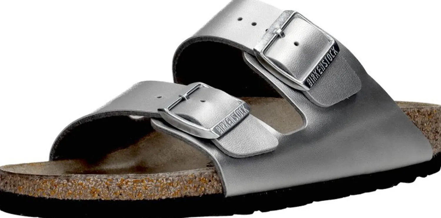 Birkenstock Arizona Zilverkleur New