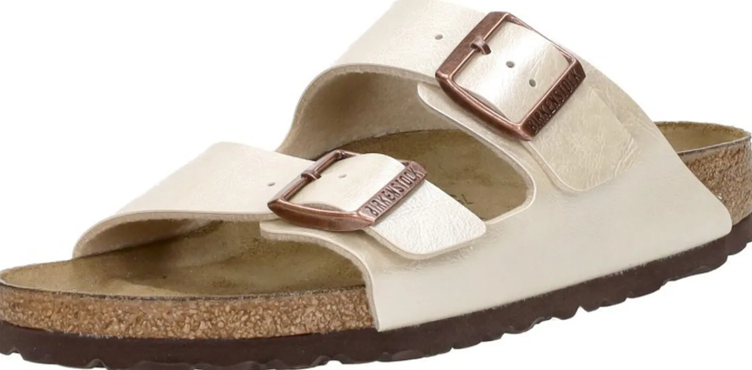 Birkenstock Arizona Gebroken wit Outlet
