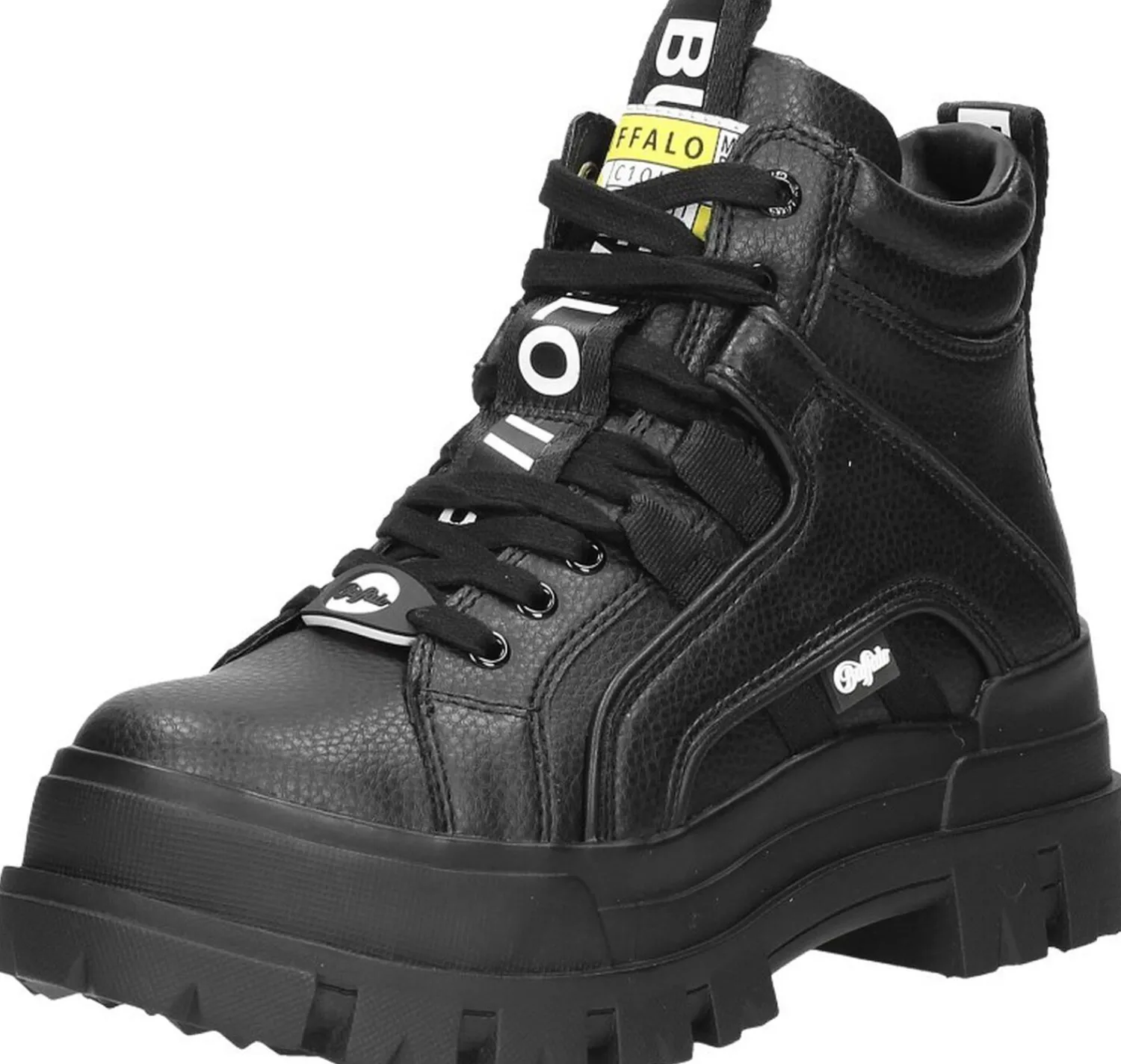 Buffalo Aspha NC MID Vegan Zwart New