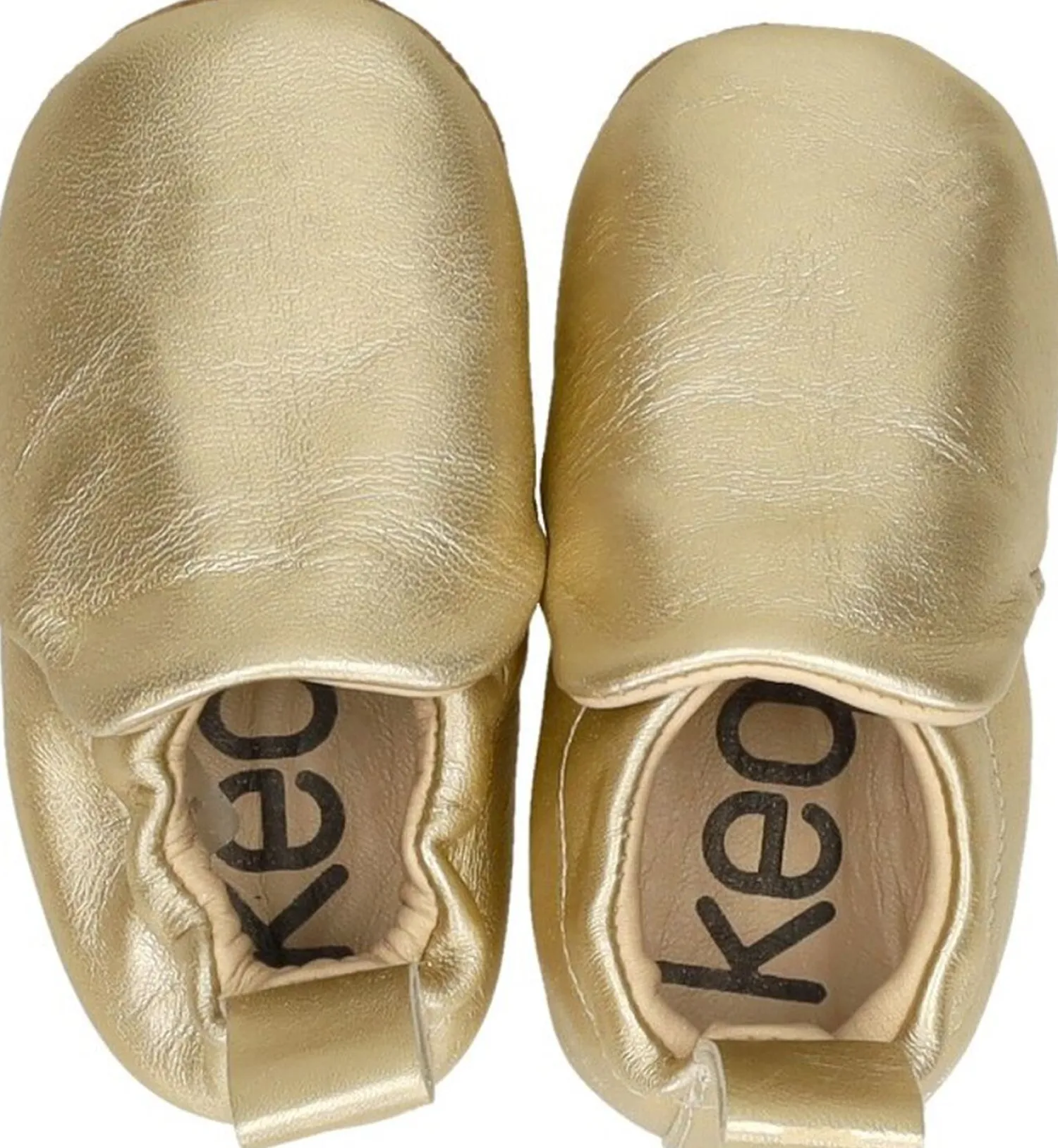 Keq Baby schoentjes Goudkleur Clearance