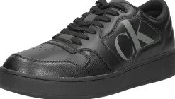 Calvin Klein Basket Cupsole Bold Mono LTH Zwart Sale