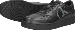 Calvin Klein Basket Cupsole Bold Mono LTH Zwart Sale