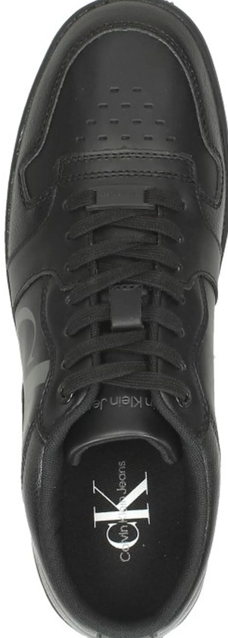 Calvin Klein Basket Cupsole Bold Mono LTH Zwart Sale