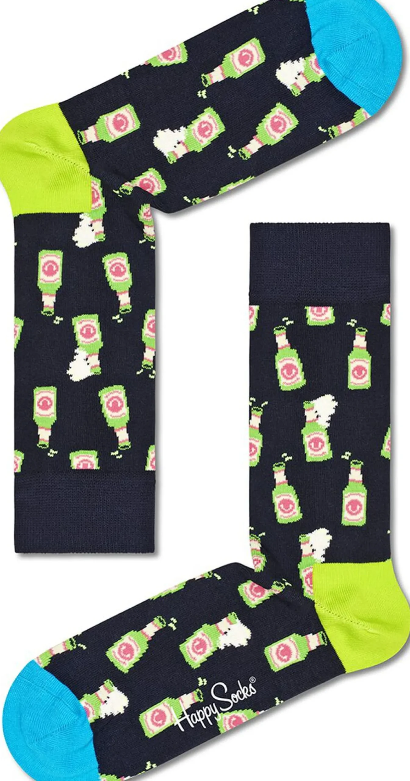 Happy Socks Beer Sock Zwart Best