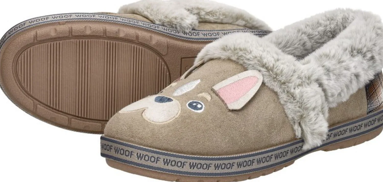 Skechers Bobs Too Cozy - Dog-Attitude Taupe Fashion