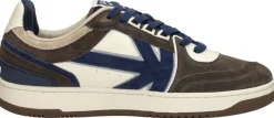 Kaotiko Boston Piping Suede Donkerbruin Outlet
