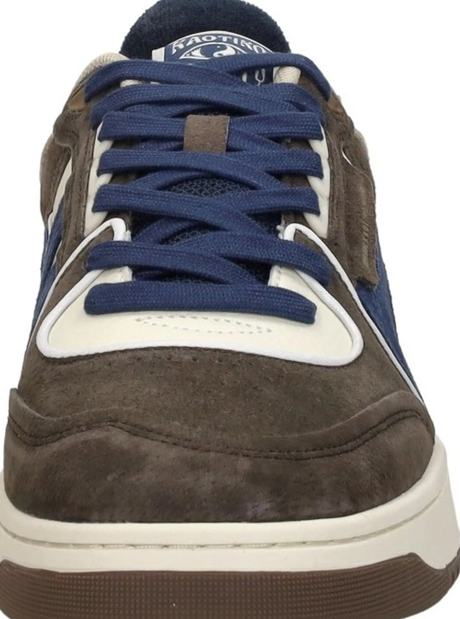 Kaotiko Boston Piping Suede Donkerbruin Outlet