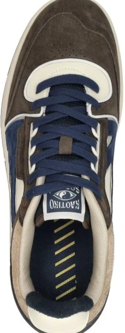 Kaotiko Boston Piping Suede Donkerbruin Outlet