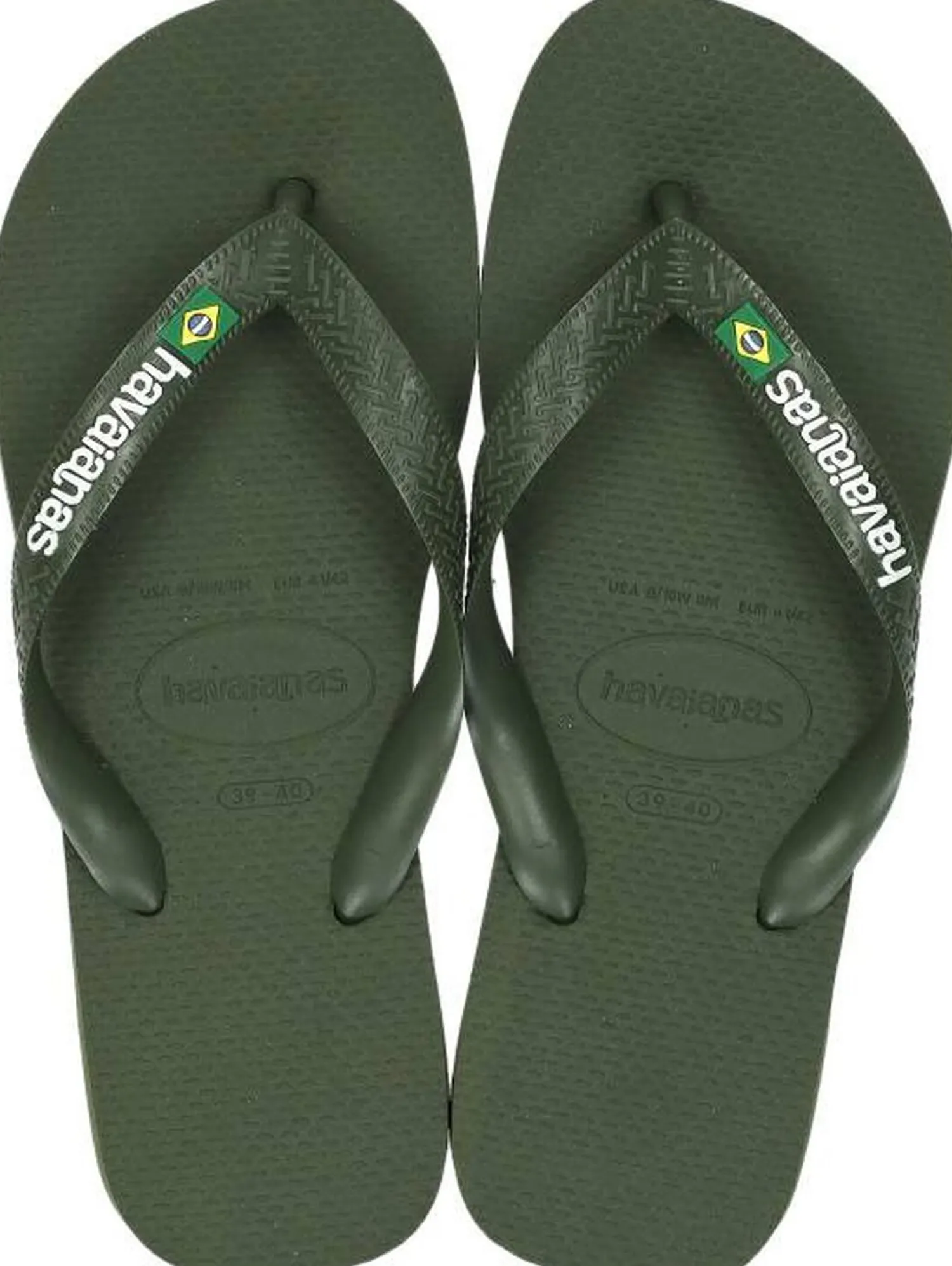 Havaianas Brasil Logo Groen Best