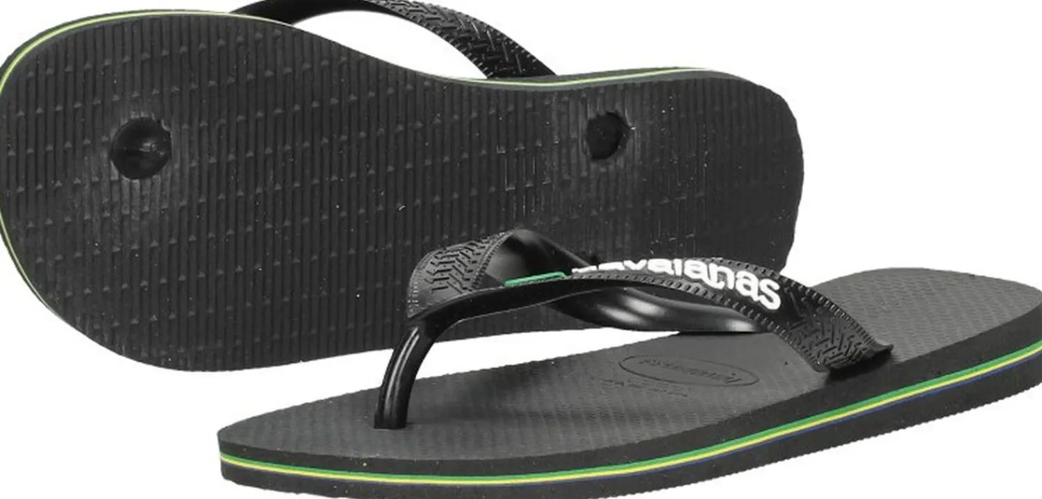 Havaianas Brasil Logo Zwart Fashion