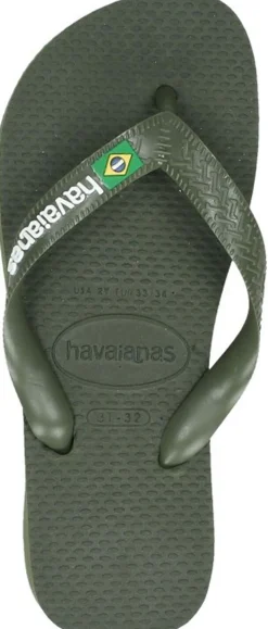 Havaianas Brasil Logo Groen Sale