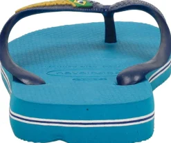 Havaianas Brasil Logo Licht blauw Sale