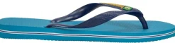 Havaianas Brasil Logo Licht blauw Sale