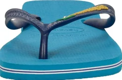 Havaianas Brasil Logo Licht blauw Sale