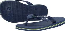 Havaianas Brasil Logo Blauw Hot