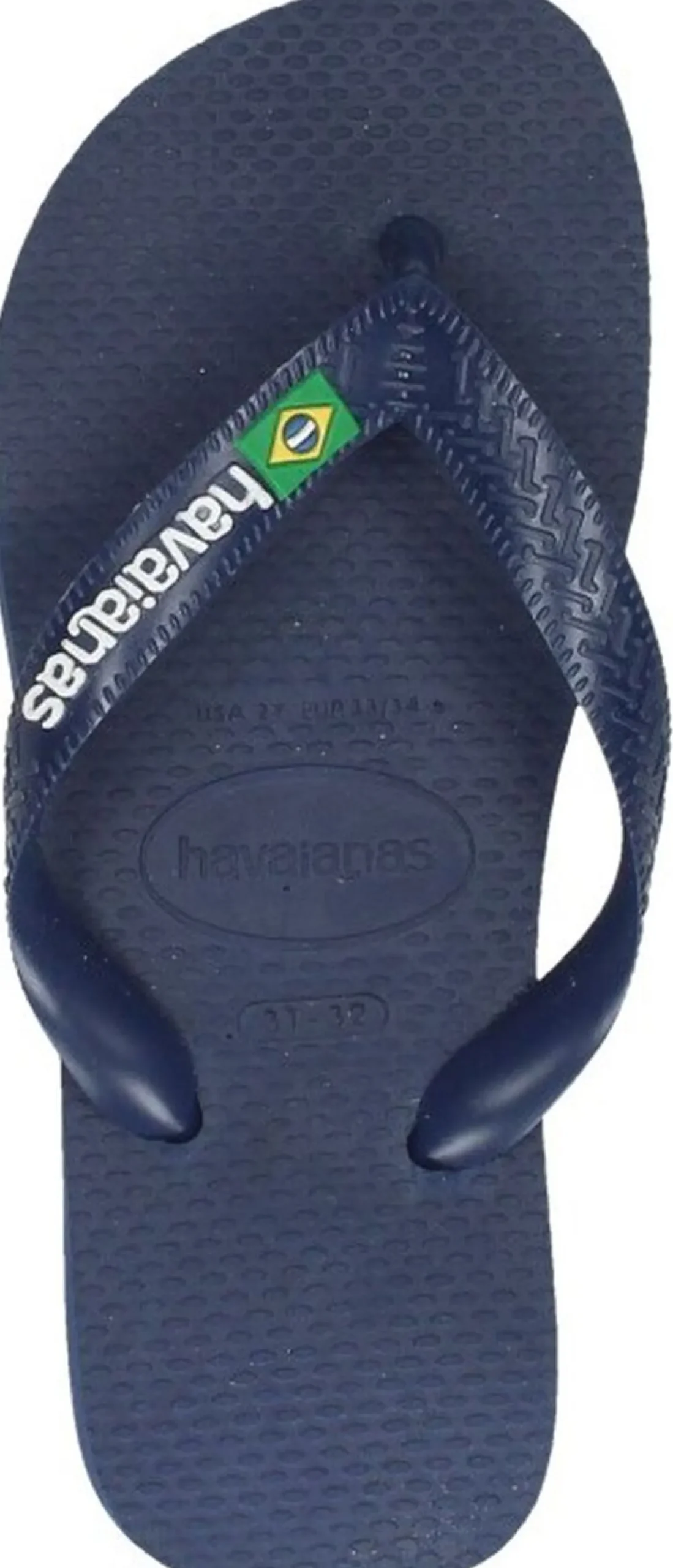 Havaianas Brasil Logo Blauw Hot