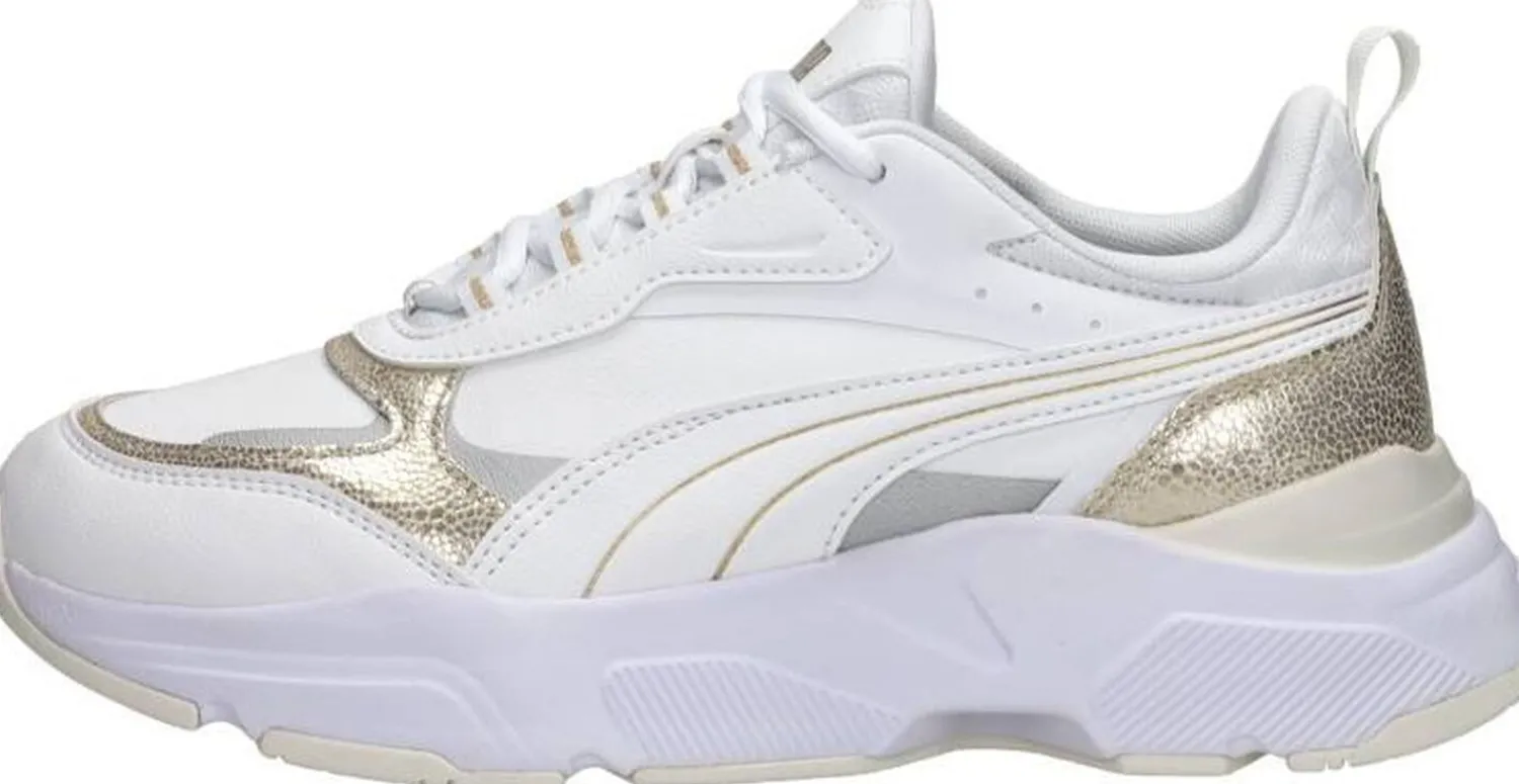 Puma Cassia Metallic Shine Wit New