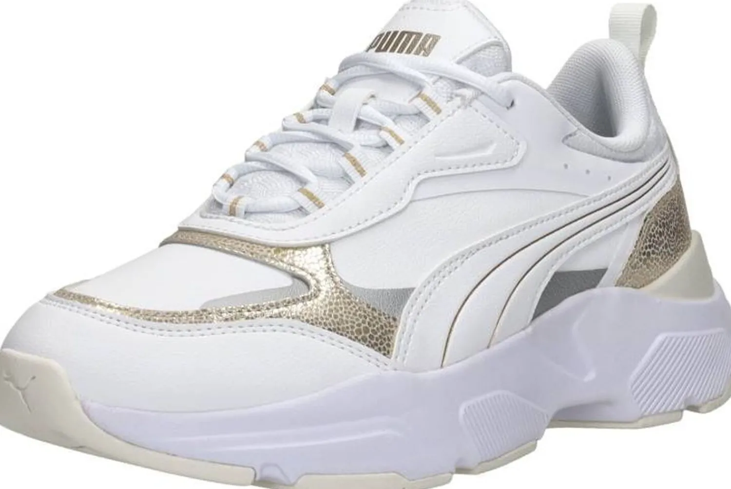 Puma Cassia Metallic Shine Wit New
