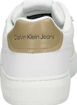 Calvin Klein Casual Cupsole Irregular lines Wit Outlet
