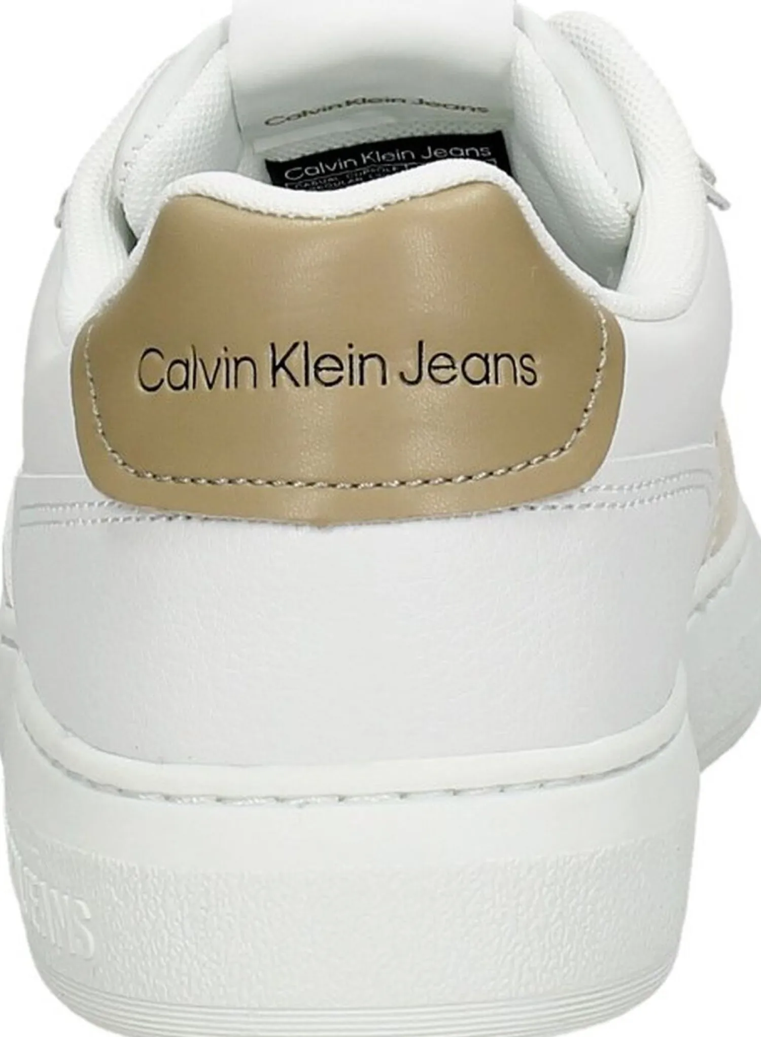 Calvin Klein Casual Cupsole Irregular lines Wit Outlet