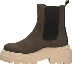 Ps. Poelman Chelsea boots Donkerbruin Clearance