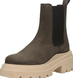 Ps. Poelman Chelsea boots Donkerbruin Clearance