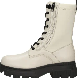 Calvin Klein Chunky Combat Laceup Zip Gebroken wit Hot