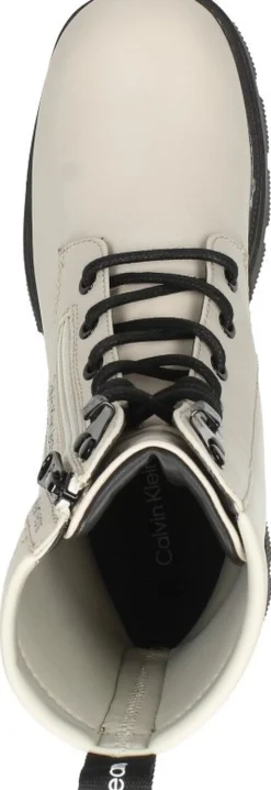 Calvin Klein Chunky Combat Laceup Zip Gebroken wit Hot