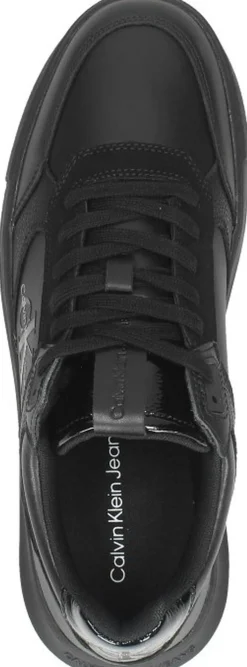 Calvin Klein Chunky Cupsole LTH-PU Mono Zwart Discount