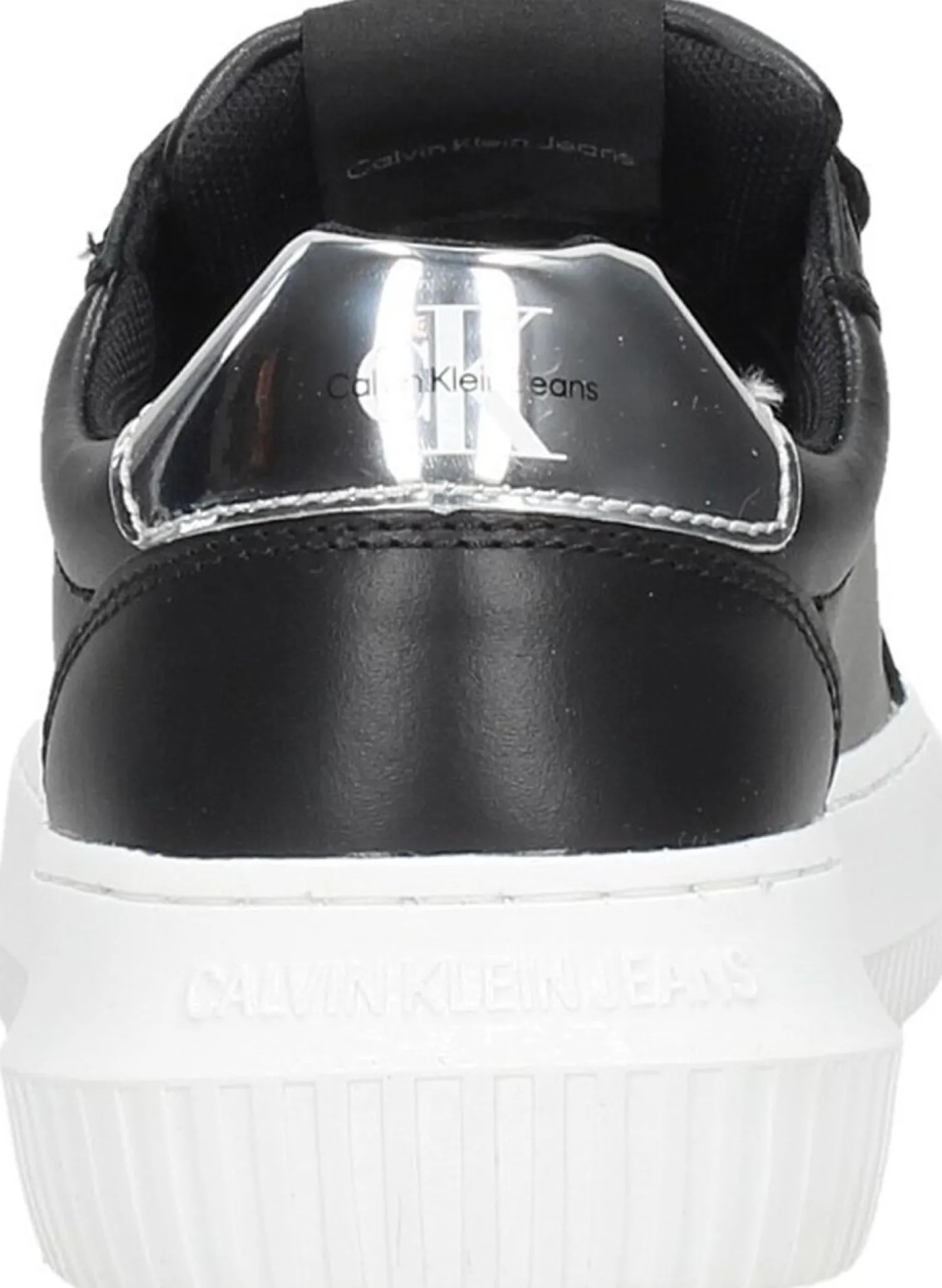 Calvin Klein Chunky Cupsole Mono Lth WN Zwart Outlet