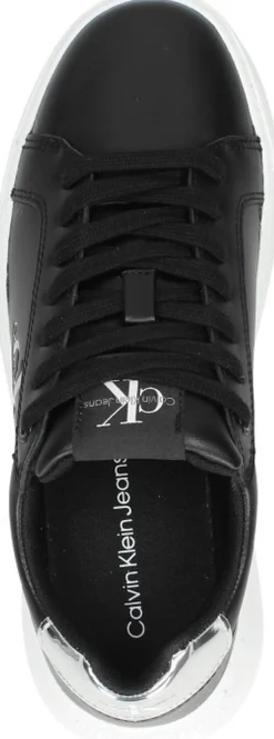 Calvin Klein Chunky Cupsole Mono Lth WN Zwart Outlet