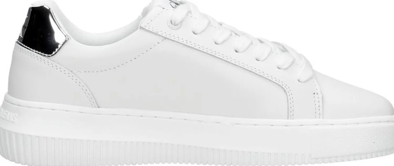 Calvin Klein Chunky Cupsole Mono Lth WN Wit Hot
