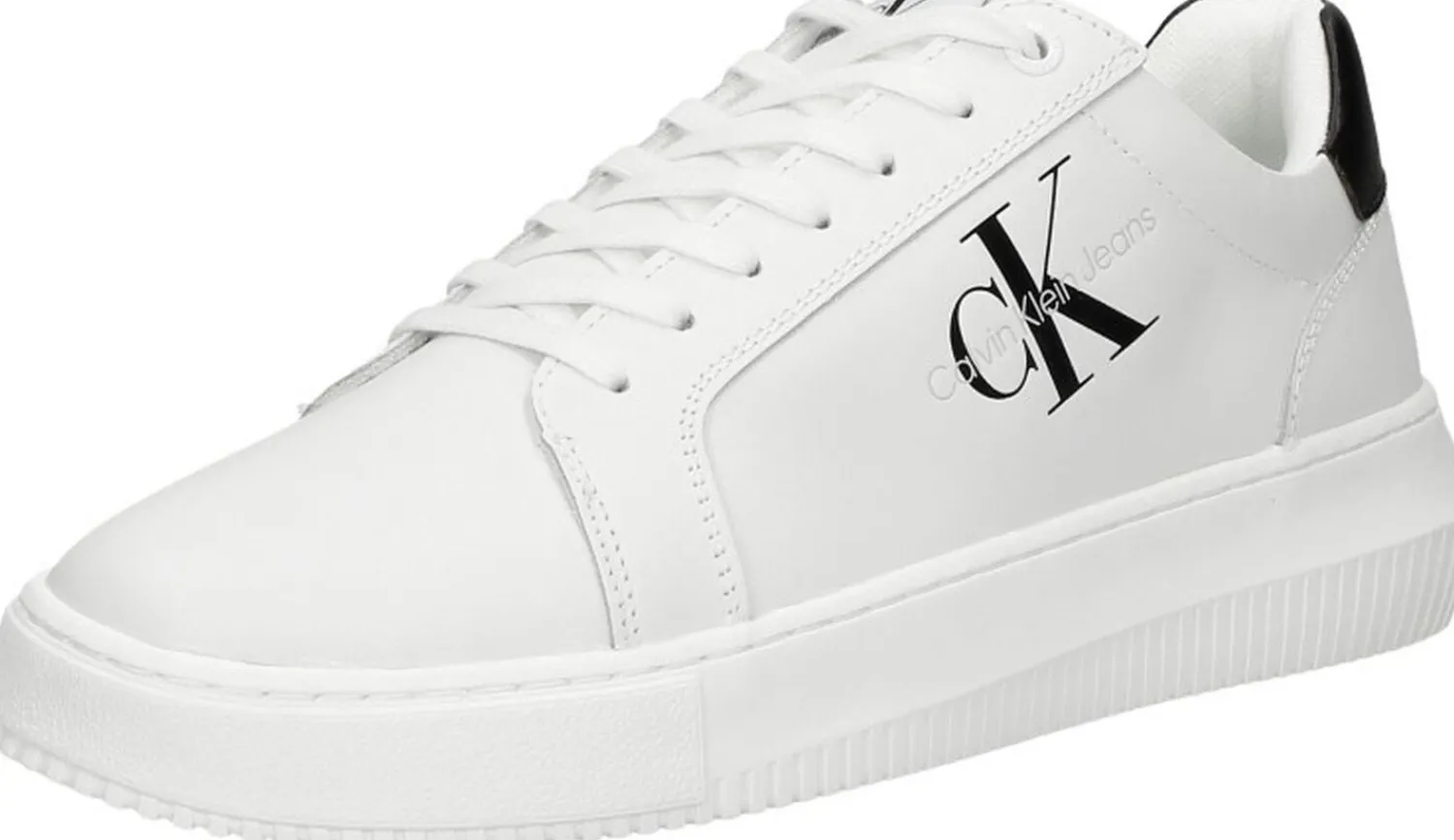 Calvin Klein Chunky Cupsole Monologo Wit Discount