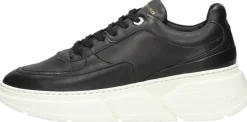 Tommy Hilfiger Chunky Leather Sneaker Zwart Outlet