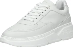 Tommy Hilfiger Chunky Leather Sneaker Wit Clearance