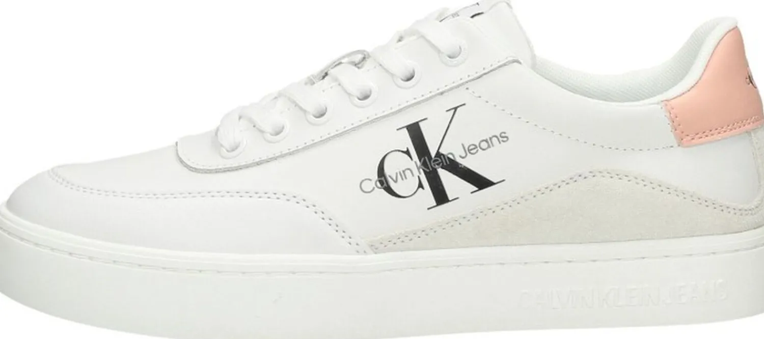 Calvin Klein Classic Cupsole LTH-SU Mono W Wit Sale