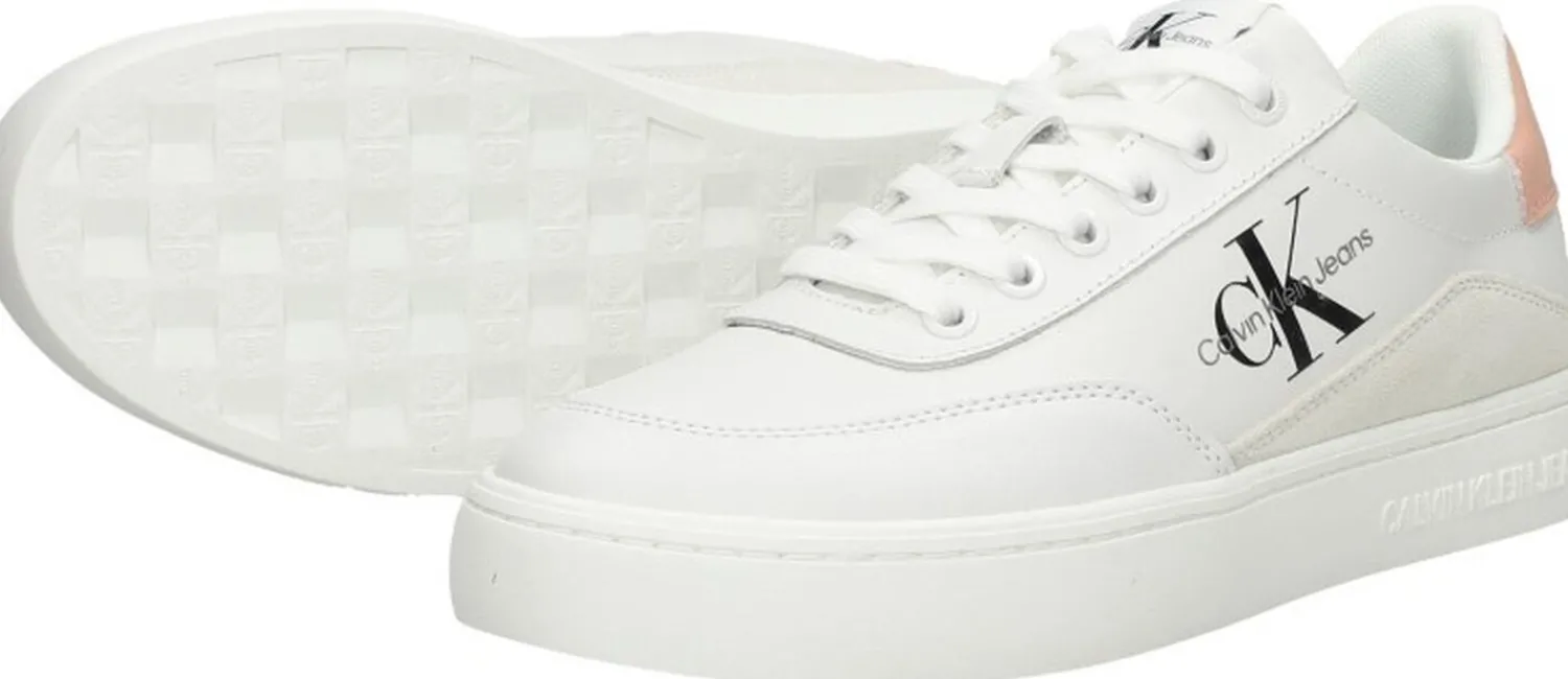 Calvin Klein Classic Cupsole LTH-SU Mono W Wit Sale