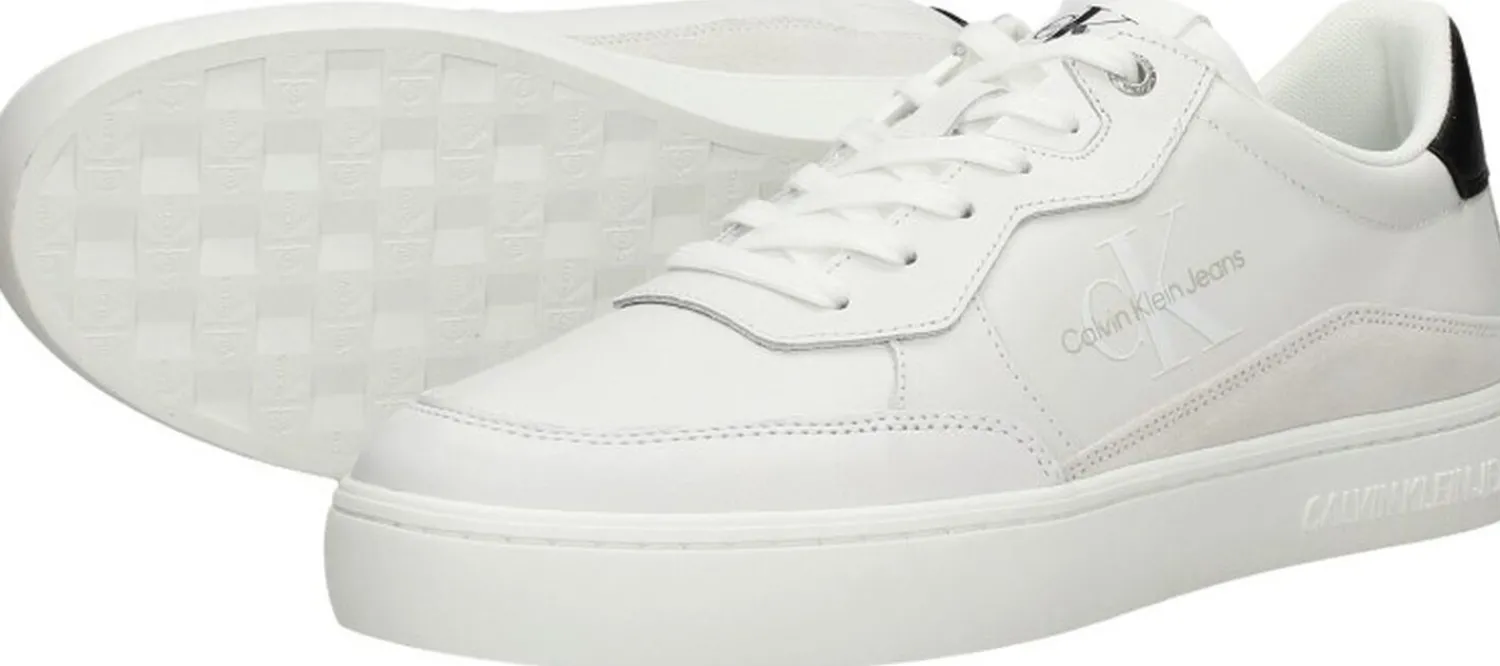 Calvin Klein Classic Cupsole LTH-SU Mono Wit Hot