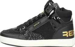 Replay Cobra Mid Zwart Hot