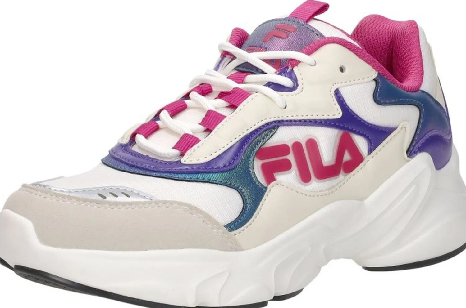 Fila Collene Logo Teens Beige Discount