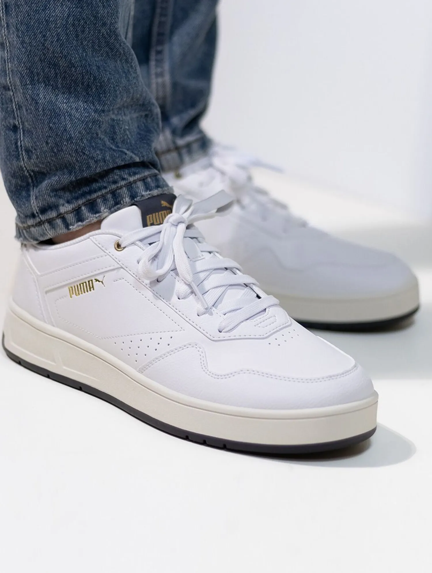 Puma Court Classic SD Wit Clearance