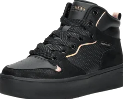 Skechers Court High Zwart Hot