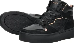 Skechers Court High Zwart Hot