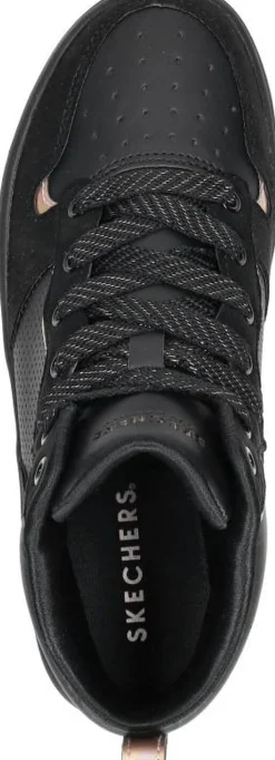 Skechers Court High Zwart Hot