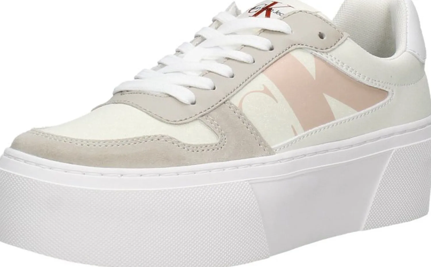 Calvin Klein Cupsole Flatform Mix Lth WN Wit Hot