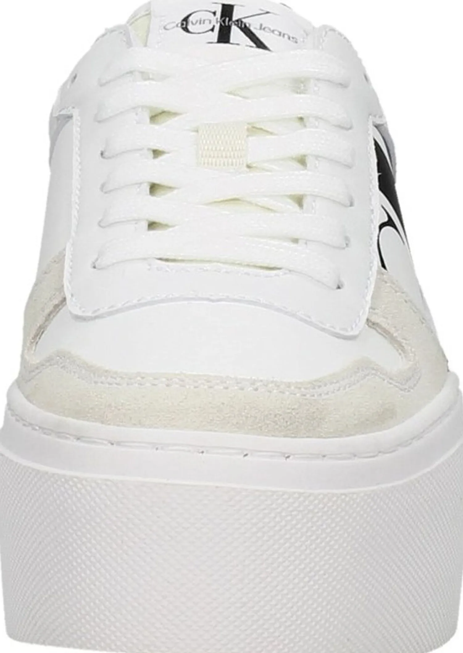 Calvin Klein Cupsole Flatform Mix Lth WN Wit Fashion