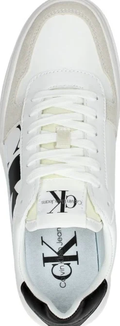 Calvin Klein Cupsole Flatform Mix Lth WN Wit Fashion