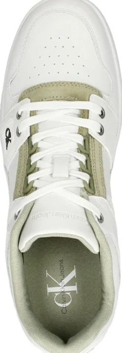 Calvin Klein Cupsole Laceup Basket Low LTH Wit Best